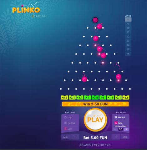 игра plinko